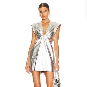 ALC Adina dress size 4 silver